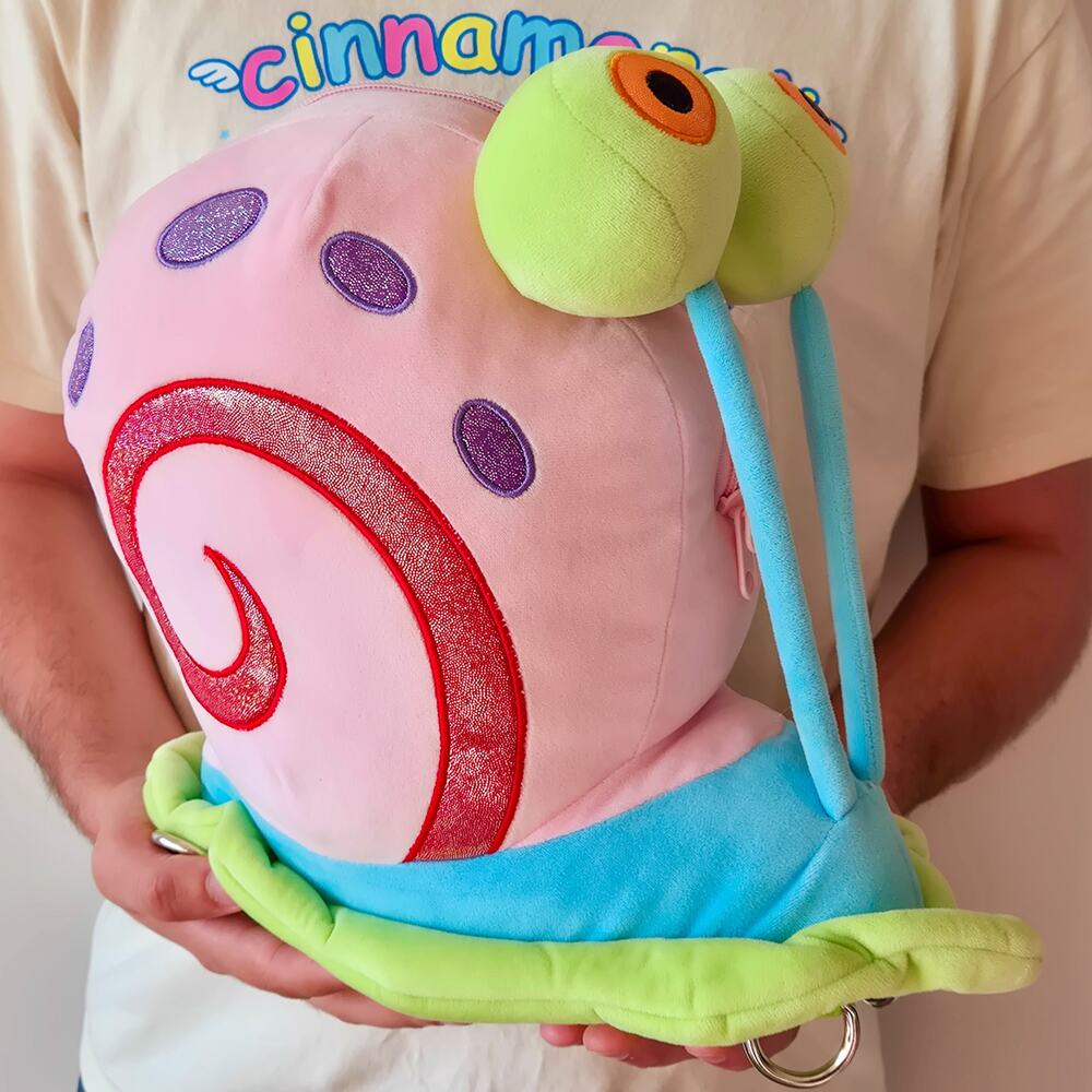 Dolls Kill x SpongeBob Snailing Around Plush Backpack Gary the Snail Bag